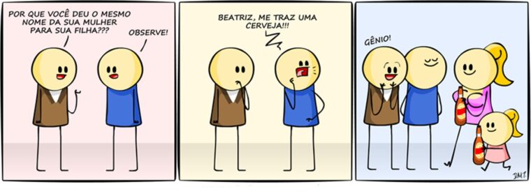 Tirinhas engraçadas com 3 Quadrinhos – Piadas Engraçadas